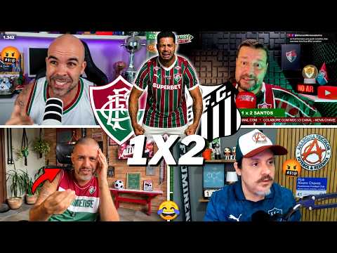 REAÇÕES DOS TRICOLORES E TRISTEZA TOTAL | FLUMINENSE 1 X 2 SANTOS | BRASILEIRÃO 2026- VAMOS RIR KK
